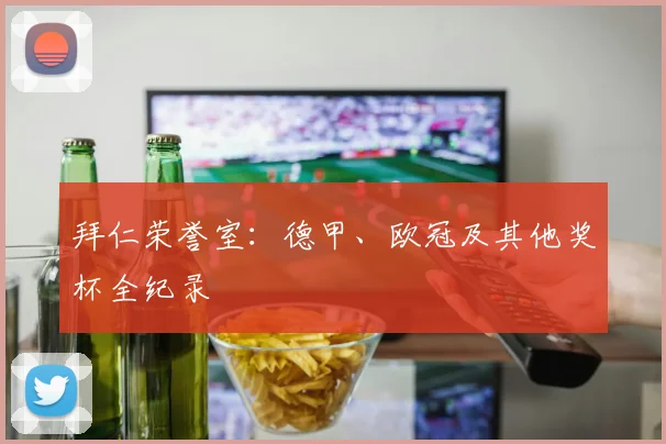 拜仁荣誉室：德甲、欧冠及其他奖杯全纪录